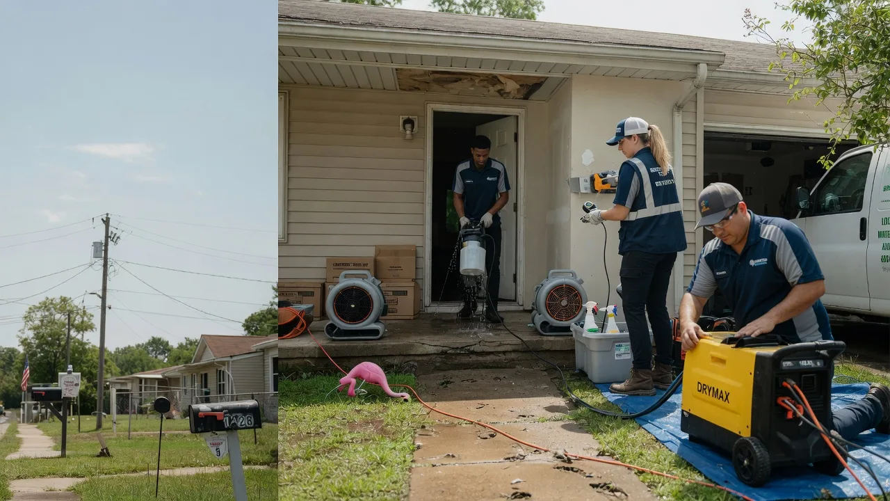 Storm Damage Water Removal in Petersburg, VA near me